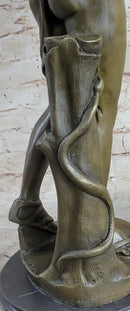 Apollo as an Archer with Bow - Bronze Sculpture