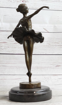 Ballerina on Tip Toes Bronze Sculpture Trophy Ballet Dancer