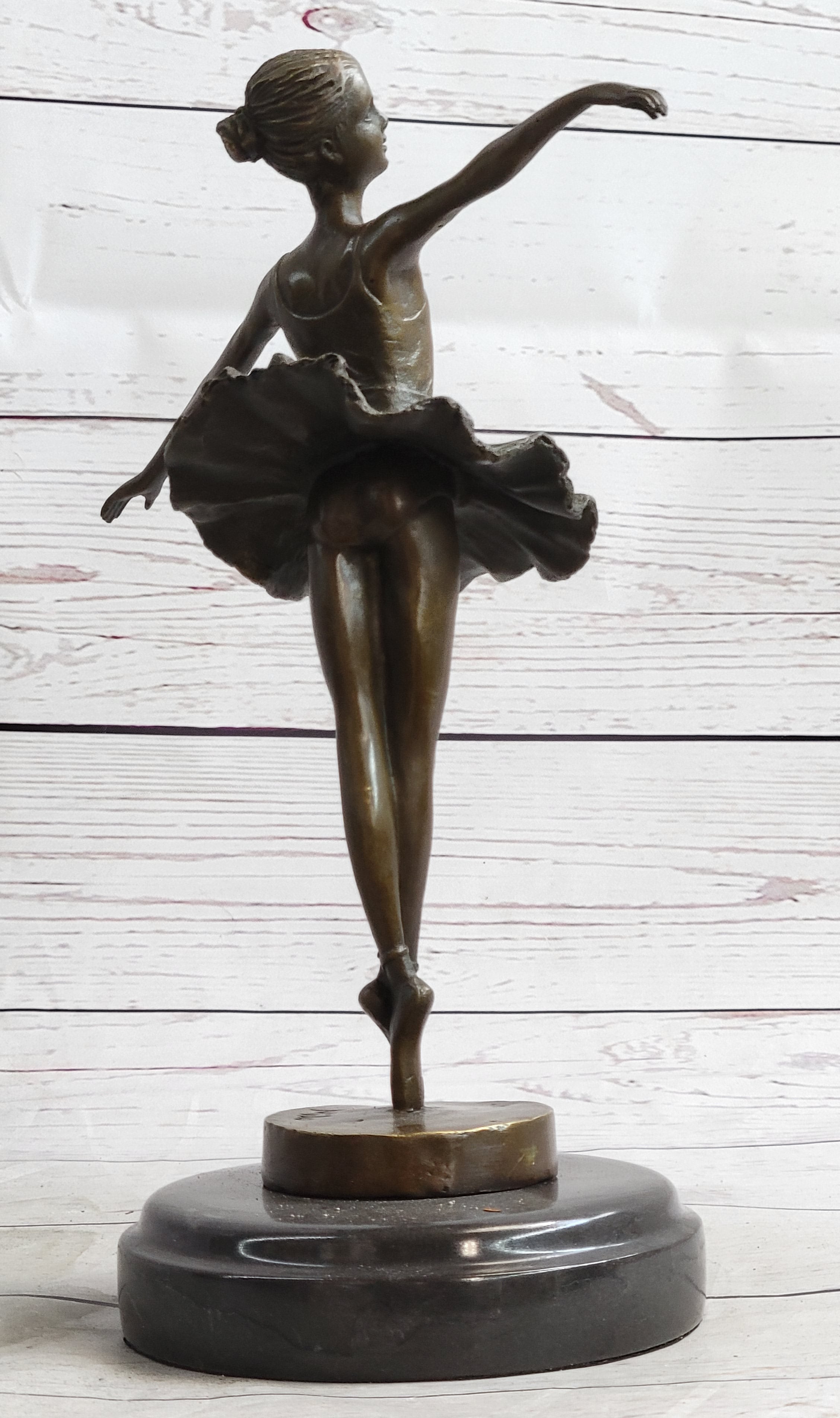 Ballerina on Tip Toes Bronze Sculpture Trophy Ballet Dancer