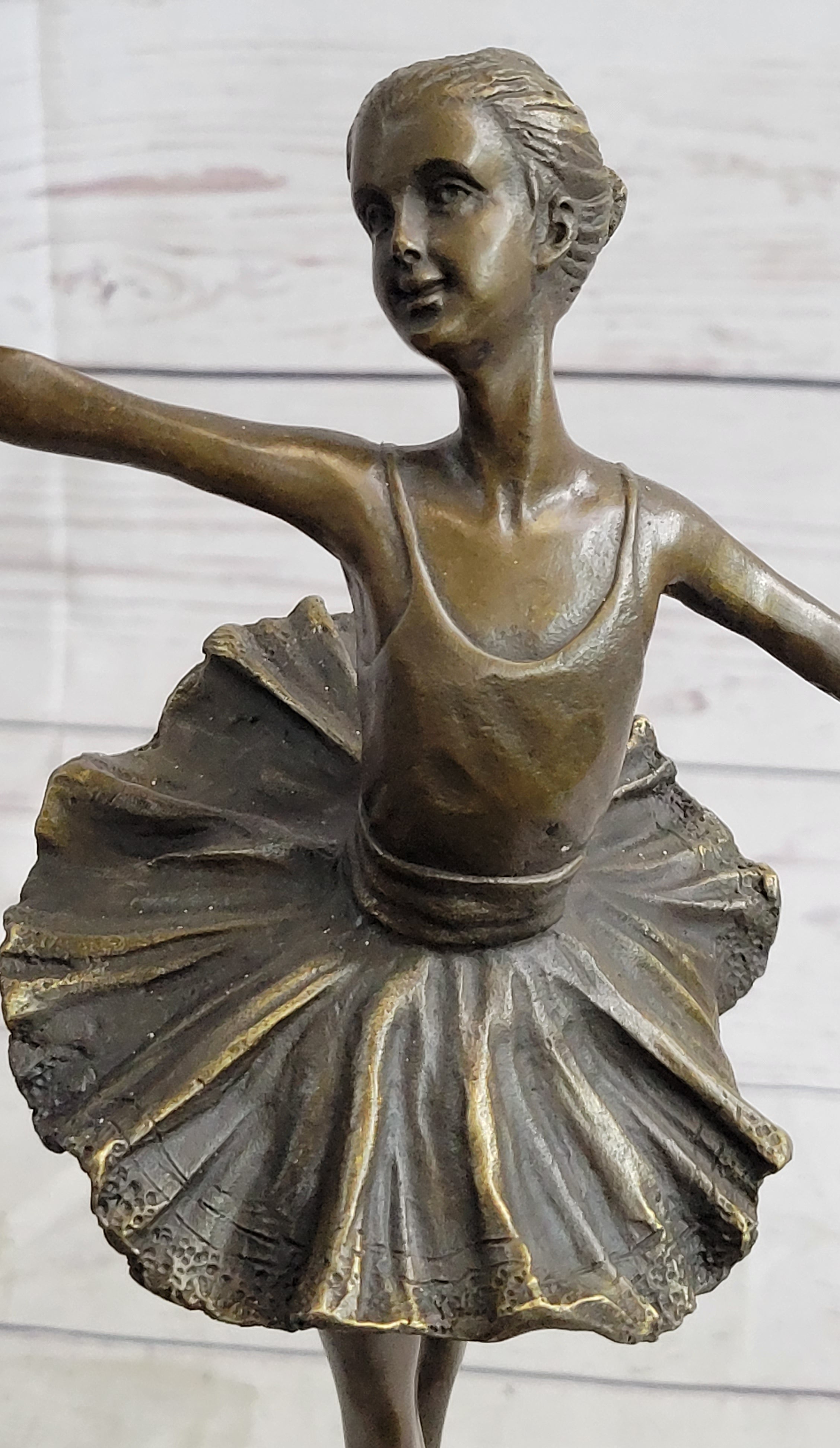 Ballerina on Tip Toes Bronze Sculpture Trophy Ballet Dancer