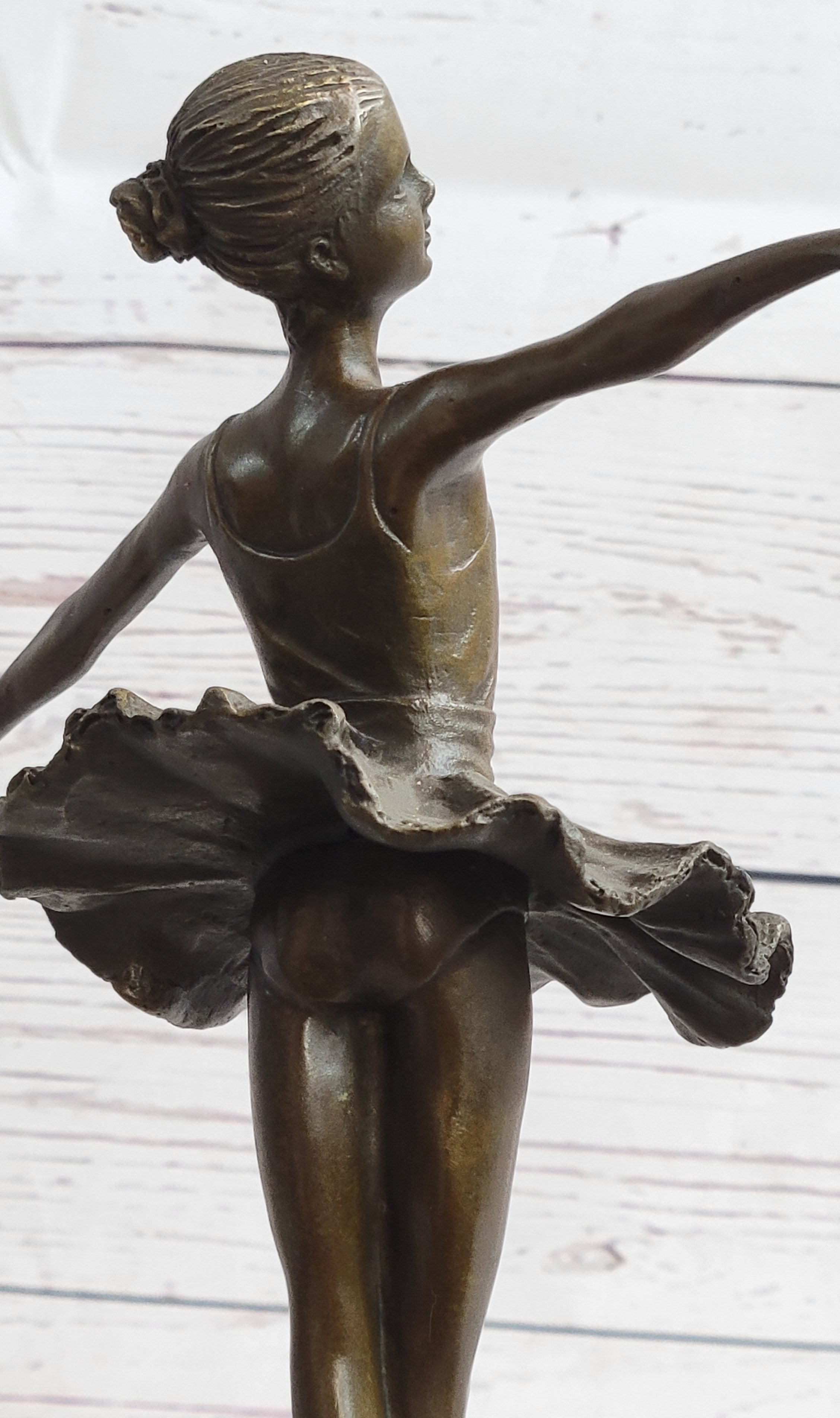 Ballerina on Tip Toes Bronze Sculpture Trophy Ballet Dancer