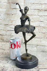 Ballerina Ballet Dancer Bronze Sculpture 13" x 7"