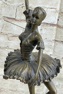 Ballerina Ballet Dancer Bronze Sculpture 13" x 7"