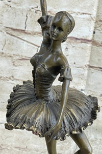 Ballerina Ballet Dancer Bronze Sculpture 13" x 7"