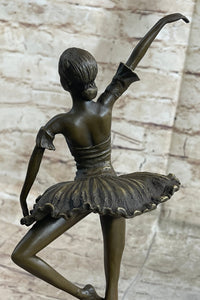 Ballerina Ballet Dancer Bronze Sculpture 13" x 7"