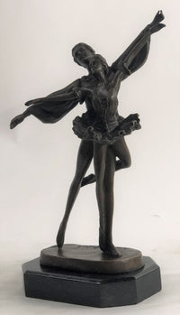 Hot Cast Ballerina Bronze Sculpture Marble