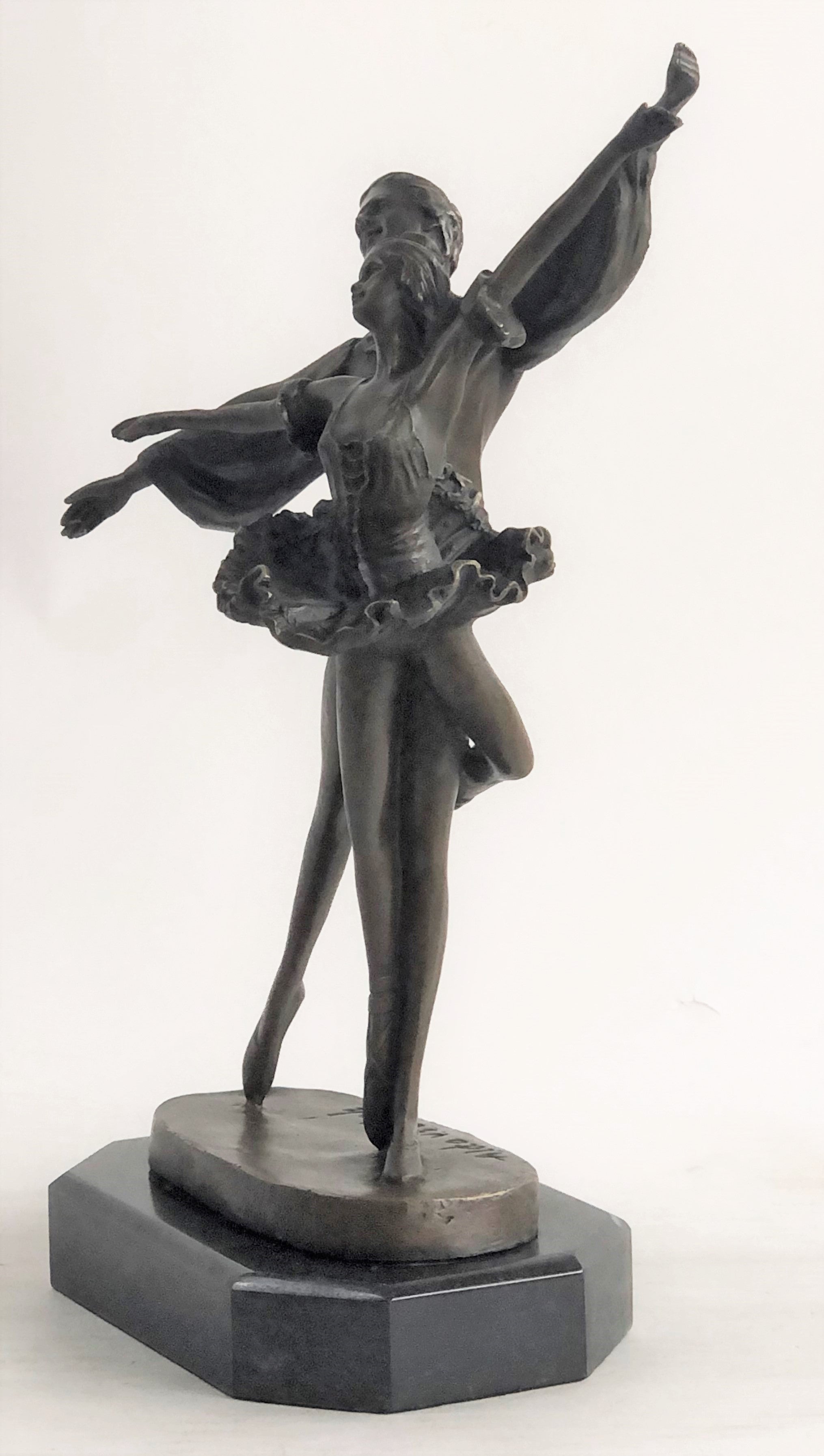 Hot Cast Ballerina Bronze Sculpture Marble