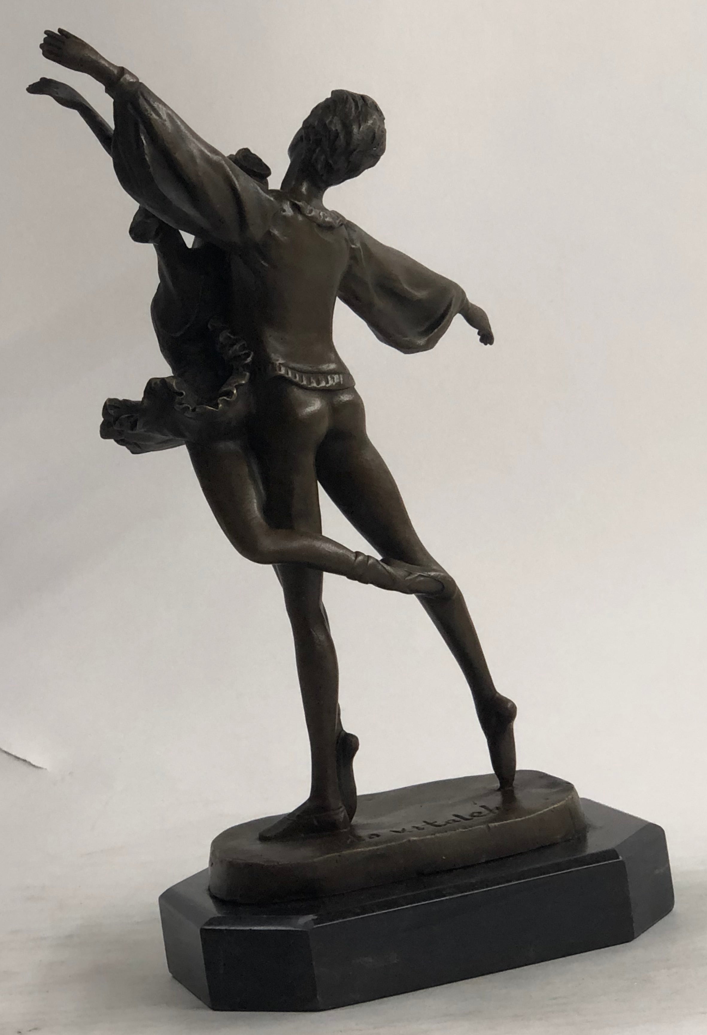 Hot Cast Ballerina Bronze Sculpture Marble