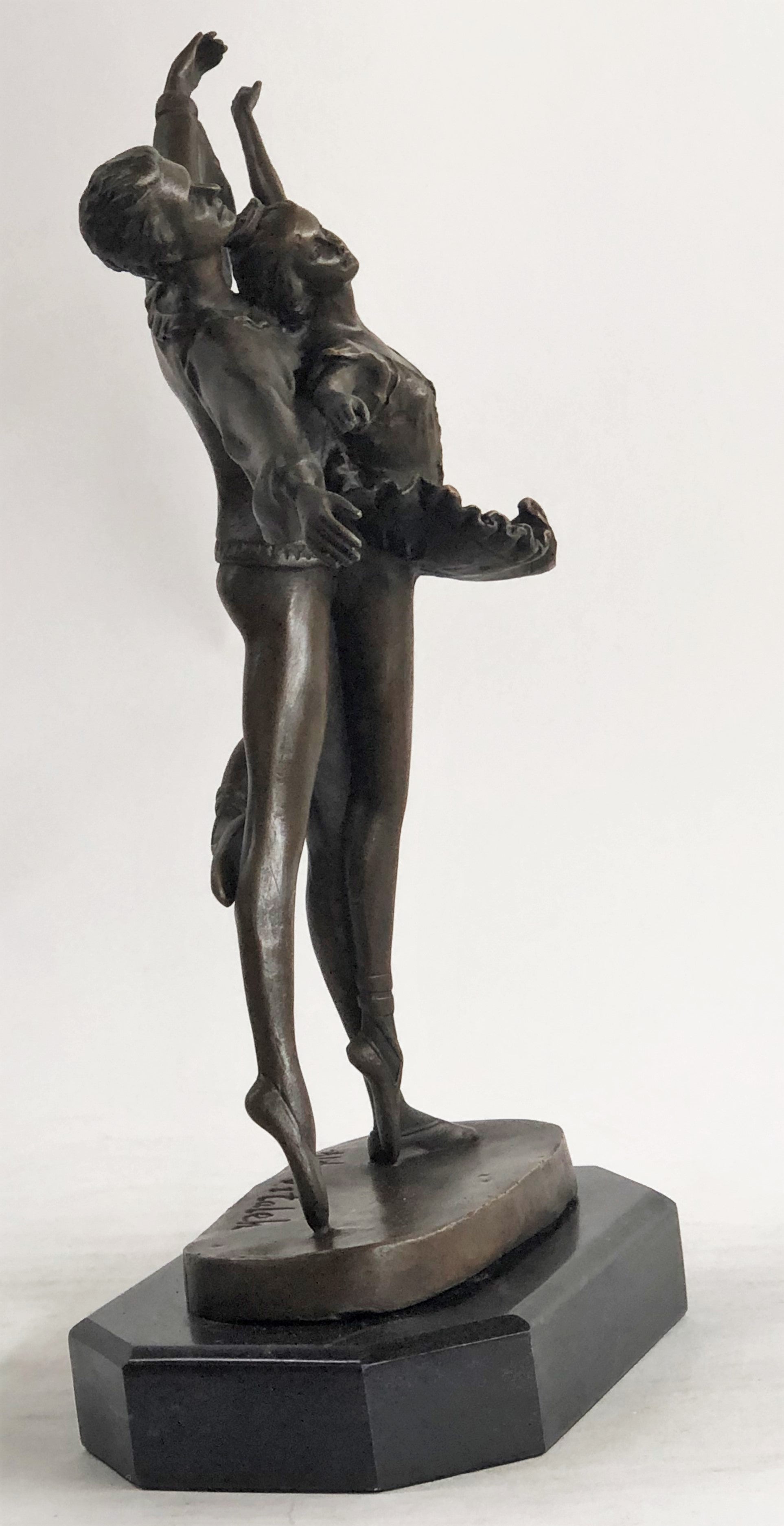 Hot Cast Ballerina Bronze Sculpture Marble