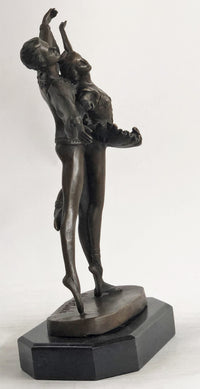 Hot Cast Ballerina Bronze Sculpture Marble