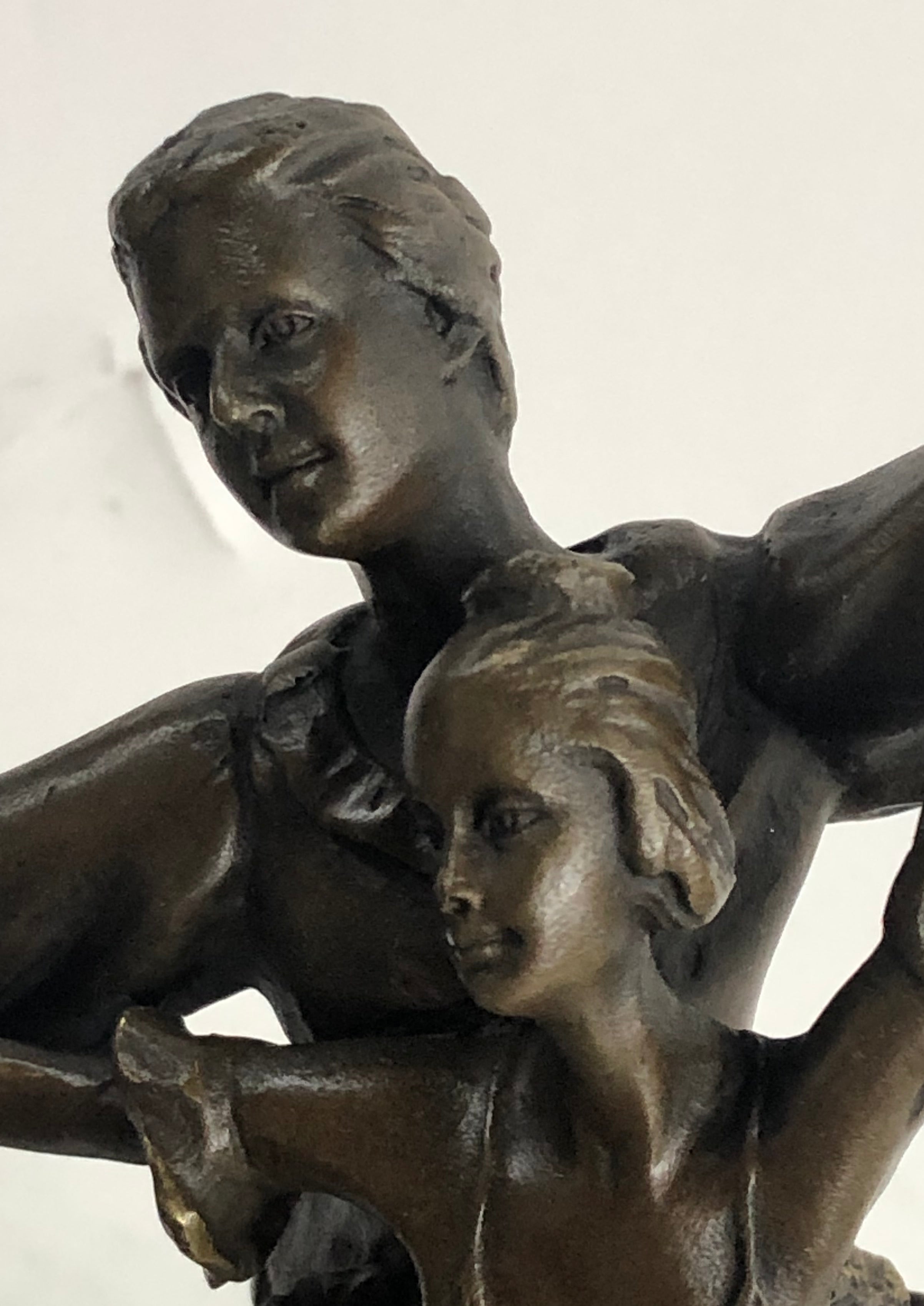 Hot Cast Ballerina Bronze Sculpture Marble