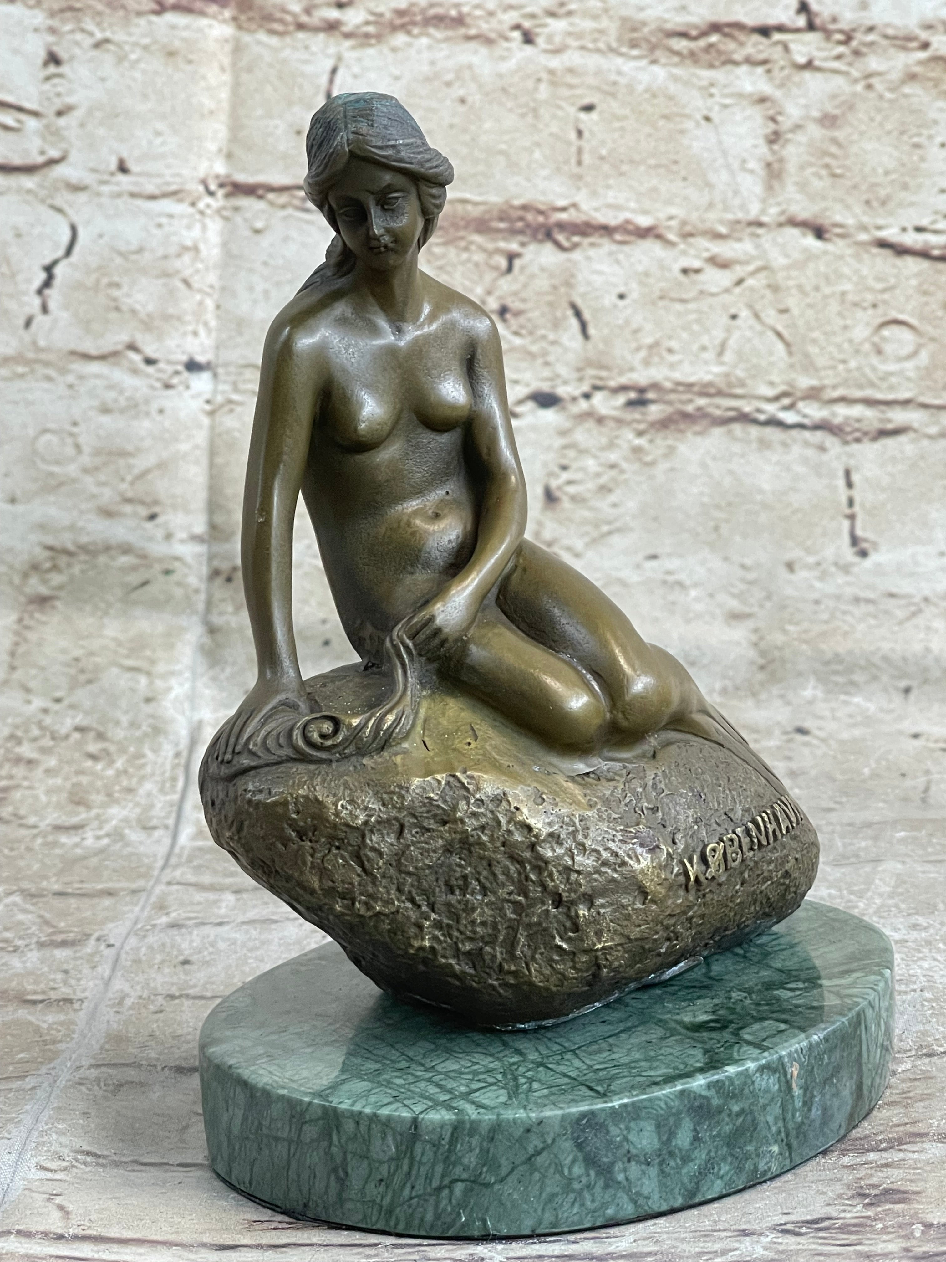 The Little Mermaid by Edvard Eriksen Bronze Replica