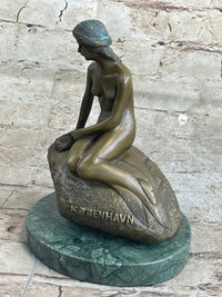 The Little Mermaid by Edvard Eriksen Bronze Replica