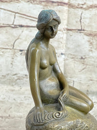 The Little Mermaid by Edvard Eriksen Bronze Replica