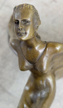 Spirit of Ecstasy Rolls Royce Hood Ornament Bronze 12" x 8"