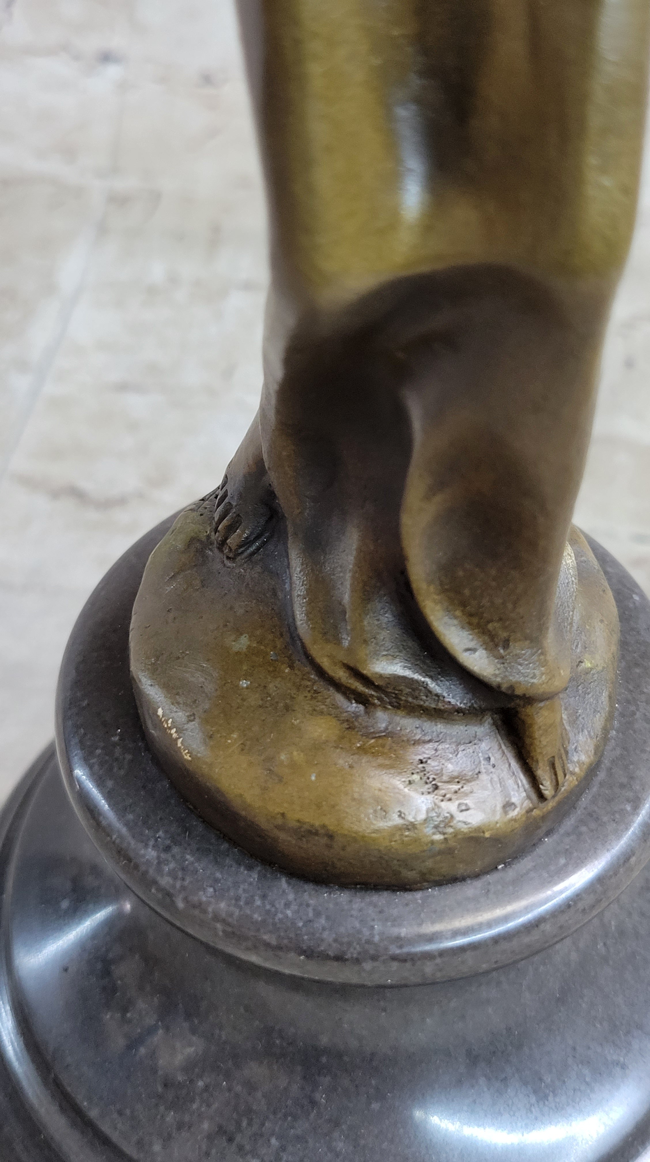 Spirit of Ecstasy Rolls Royce Hood Ornament Bronze 12" x 8"