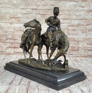 Zaporozhian Cossack After Battle Bronze Sculpture by L. Higley
