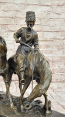 Zaporozhian Cossack After Battle Bronze Sculpture by L. Higley