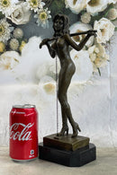 Erotic Art Bronze Bondage Girl Female Figure Sculpture Mavchi 13" x 6"