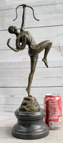 Diana the Huntress Artemis Greek Goddess Archer Bronze Sculpture