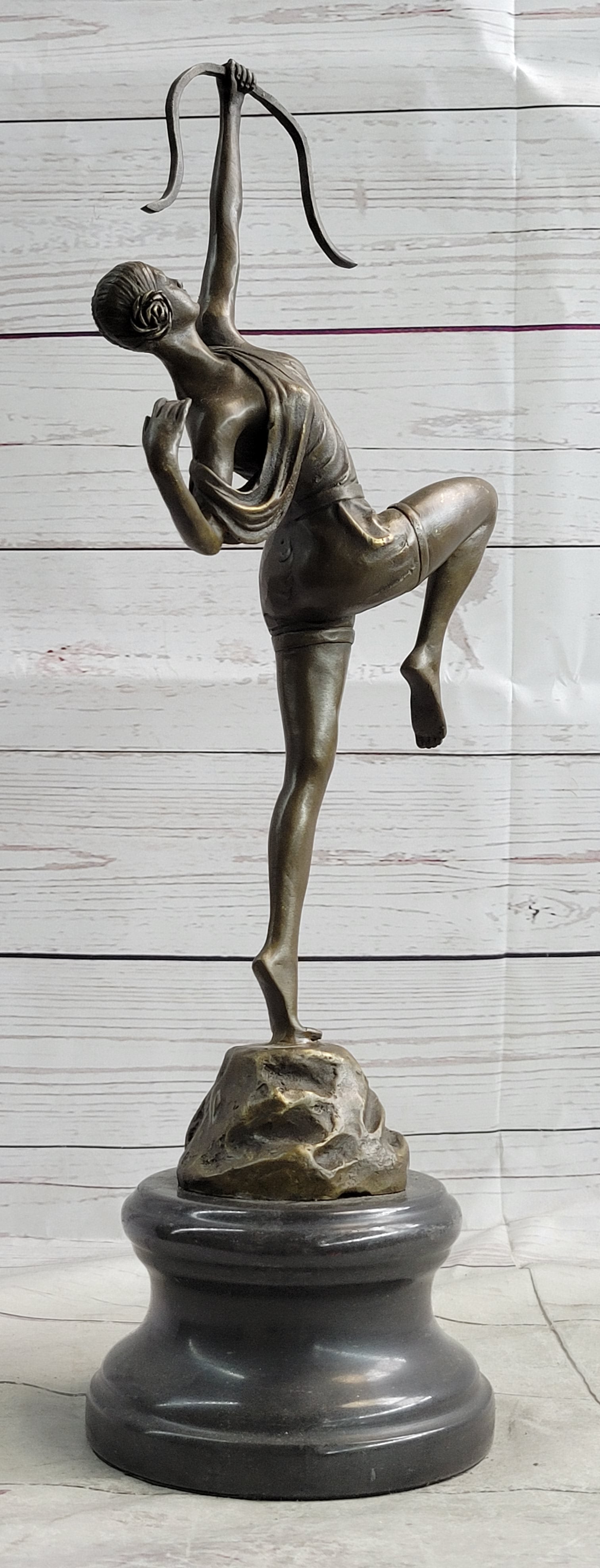Diana the Huntress Artemis Greek Goddess Archer Bronze Sculpture