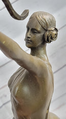 Diana the Huntress Artemis Greek Goddess Archer Bronze Sculpture