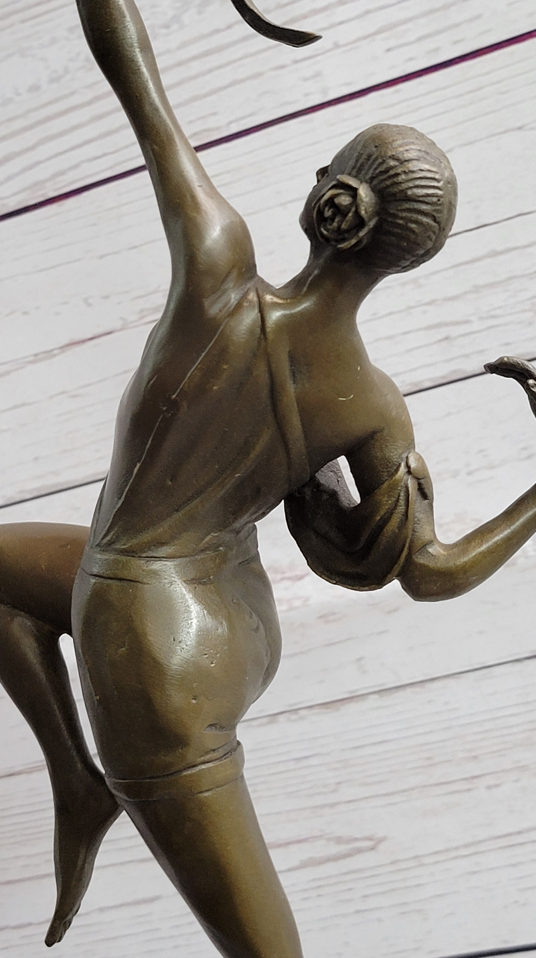Diana the Huntress Artemis Greek Goddess Archer Bronze Sculpture