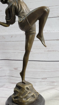 Diana the Huntress Artemis Greek Goddess Archer Bronze Sculpture