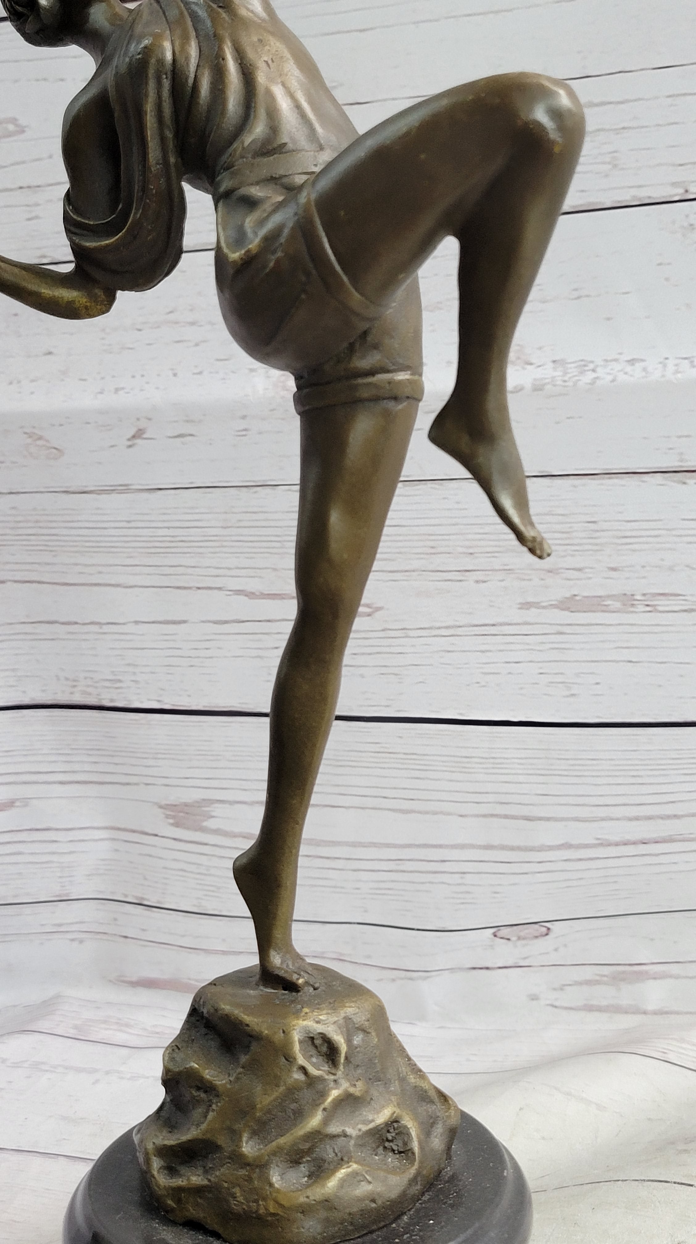 Diana the Huntress Artemis Greek Goddess Archer Bronze Sculpture