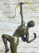 Artemis Diana the Huntress Archer Art Deco Bronze Sculpture