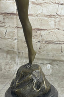 Artemis Diana the Huntress Archer Art Deco Bronze Sculpture