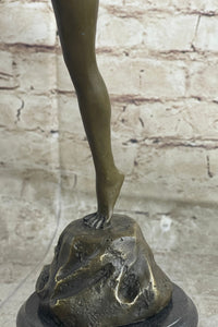 Artemis Diana the Huntress Archer Art Deco Bronze Sculpture