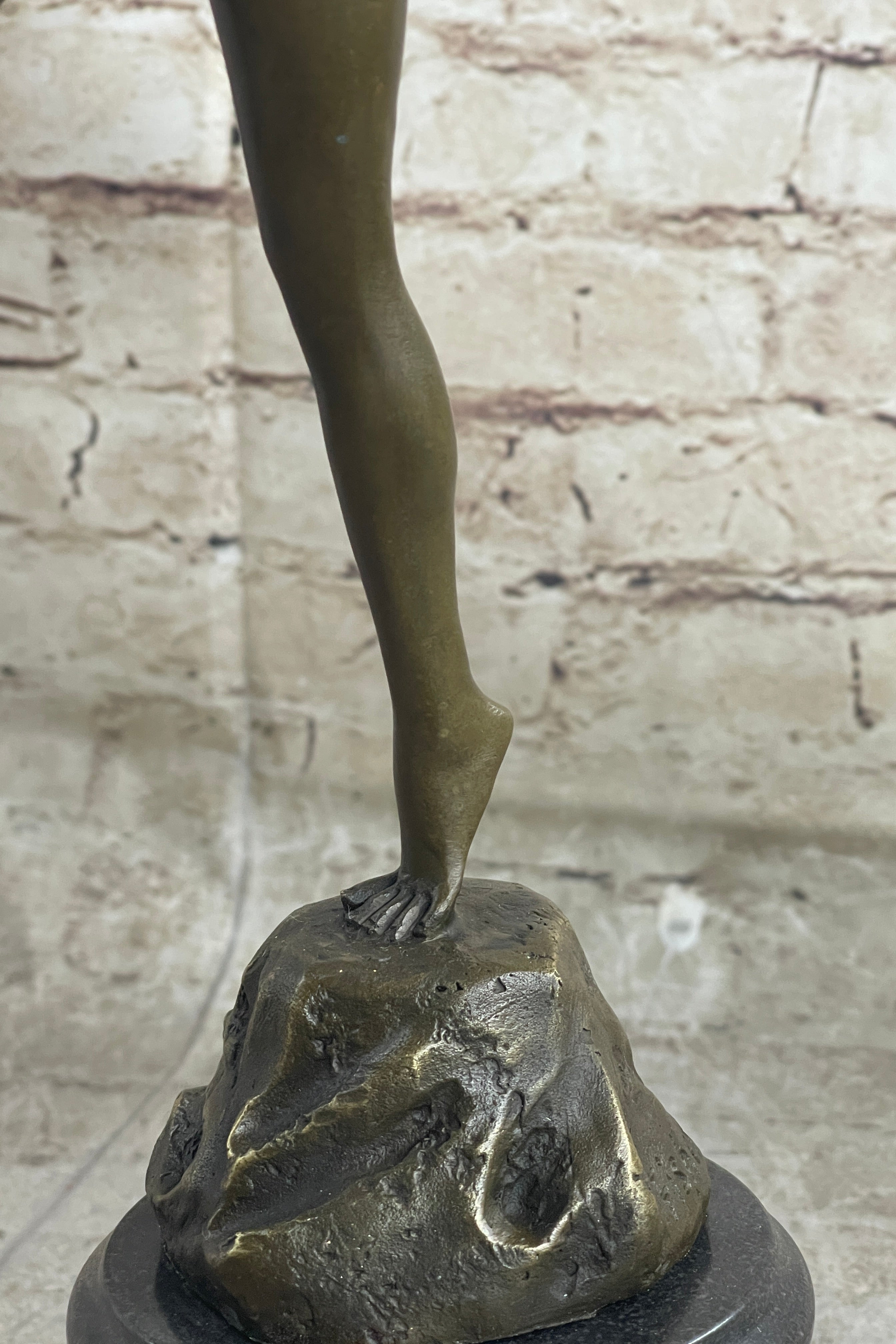 Artemis Diana the Huntress Archer Art Deco Bronze Sculpture