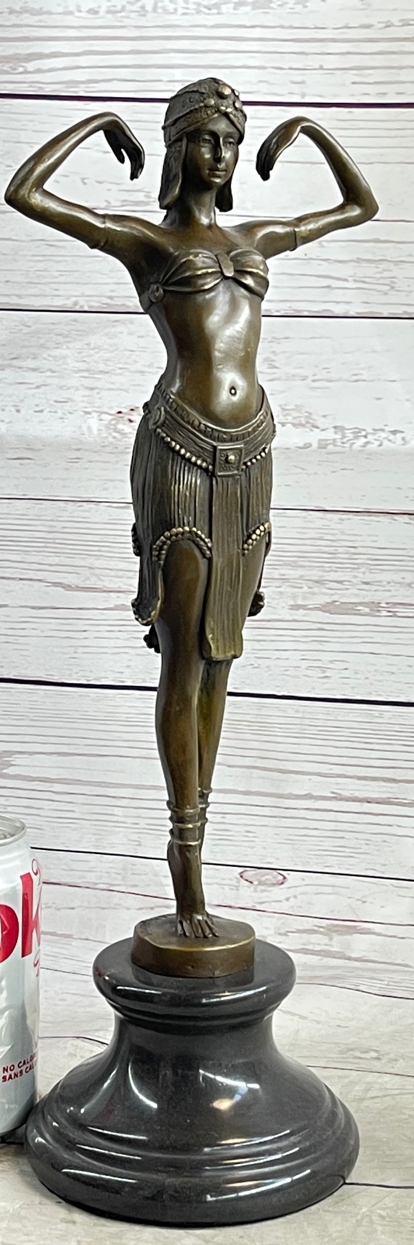 Illusion of Virtue by Dimitri Chiparus Art Deco Bronze Belly Dancer