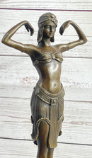 Illusion of Virtue by Dimitri Chiparus Art Deco Bronze Belly Dancer