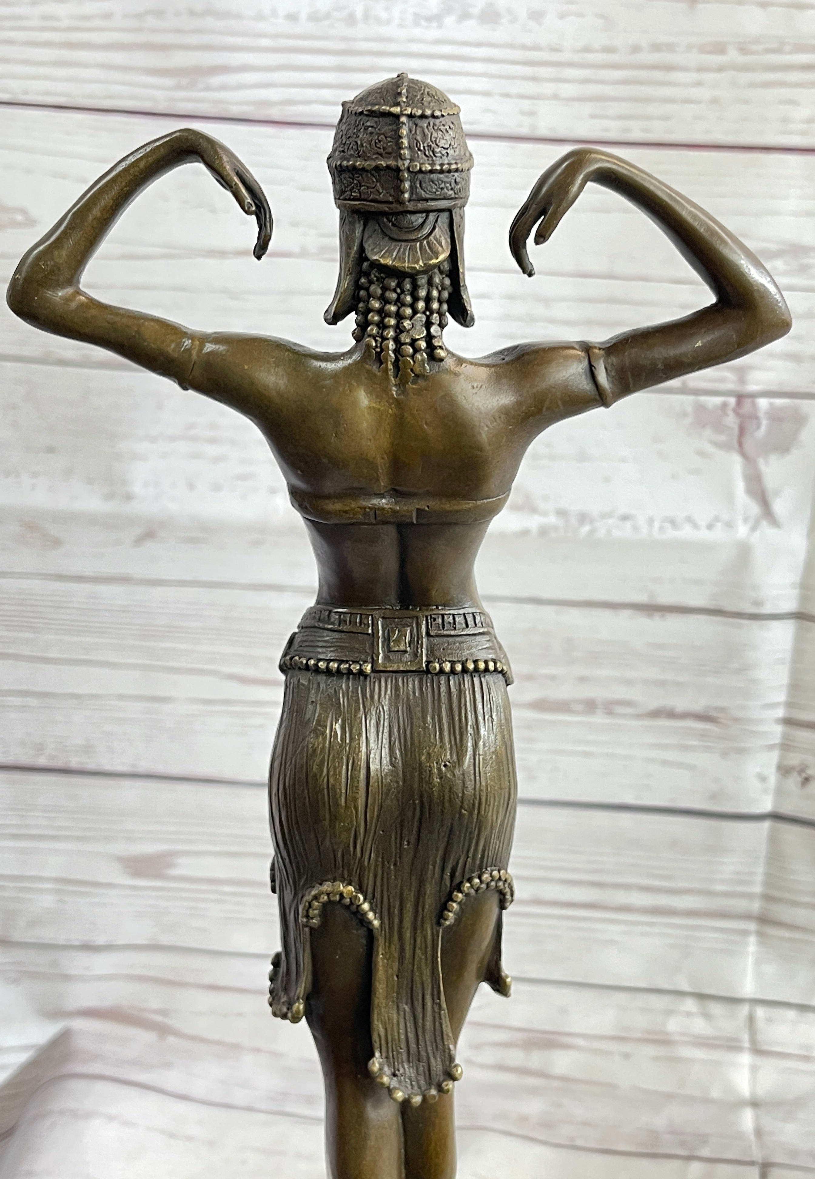 Illusion of Virtue by Dimitri Chiparus Art Deco Bronze Belly Dancer