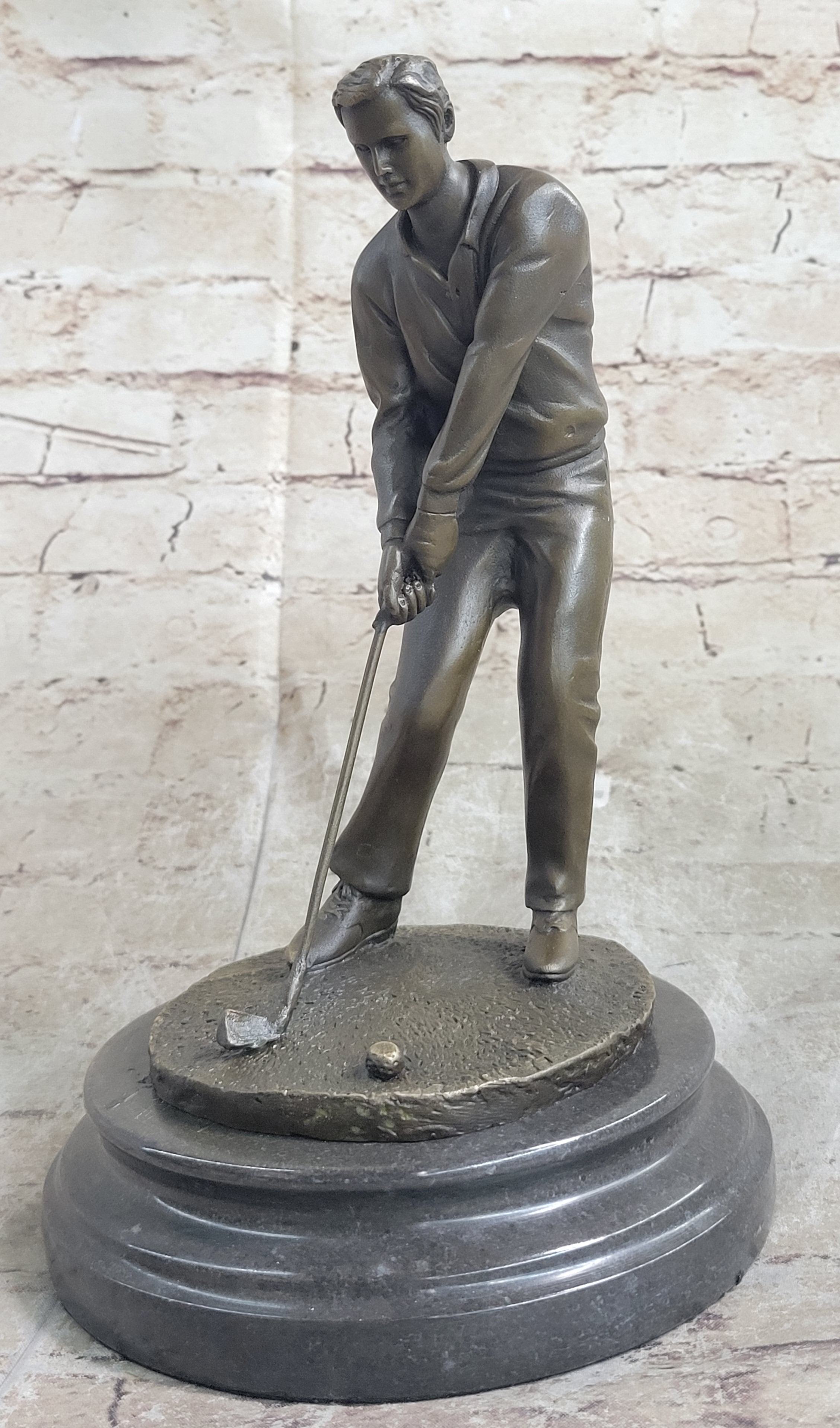 Ben Hogan Male Golfer Sports Memorabilia Golf Club Art Bronze