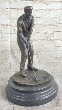 Ben Hogan Male Golfer Sports Memorabilia Golf Club Art Bronze