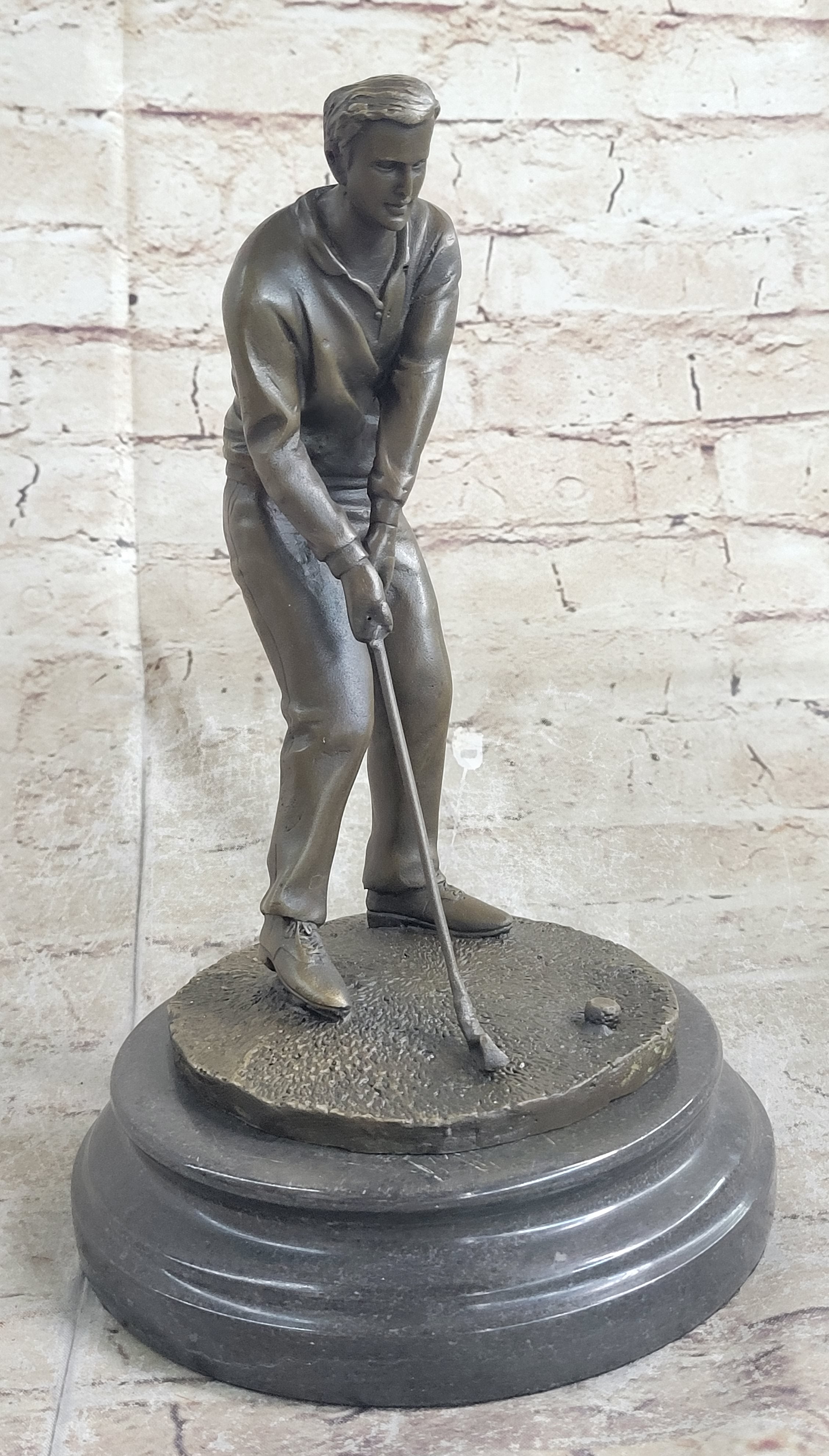 Ben Hogan Male Golfer Sports Memorabilia Golf Club Art Bronze