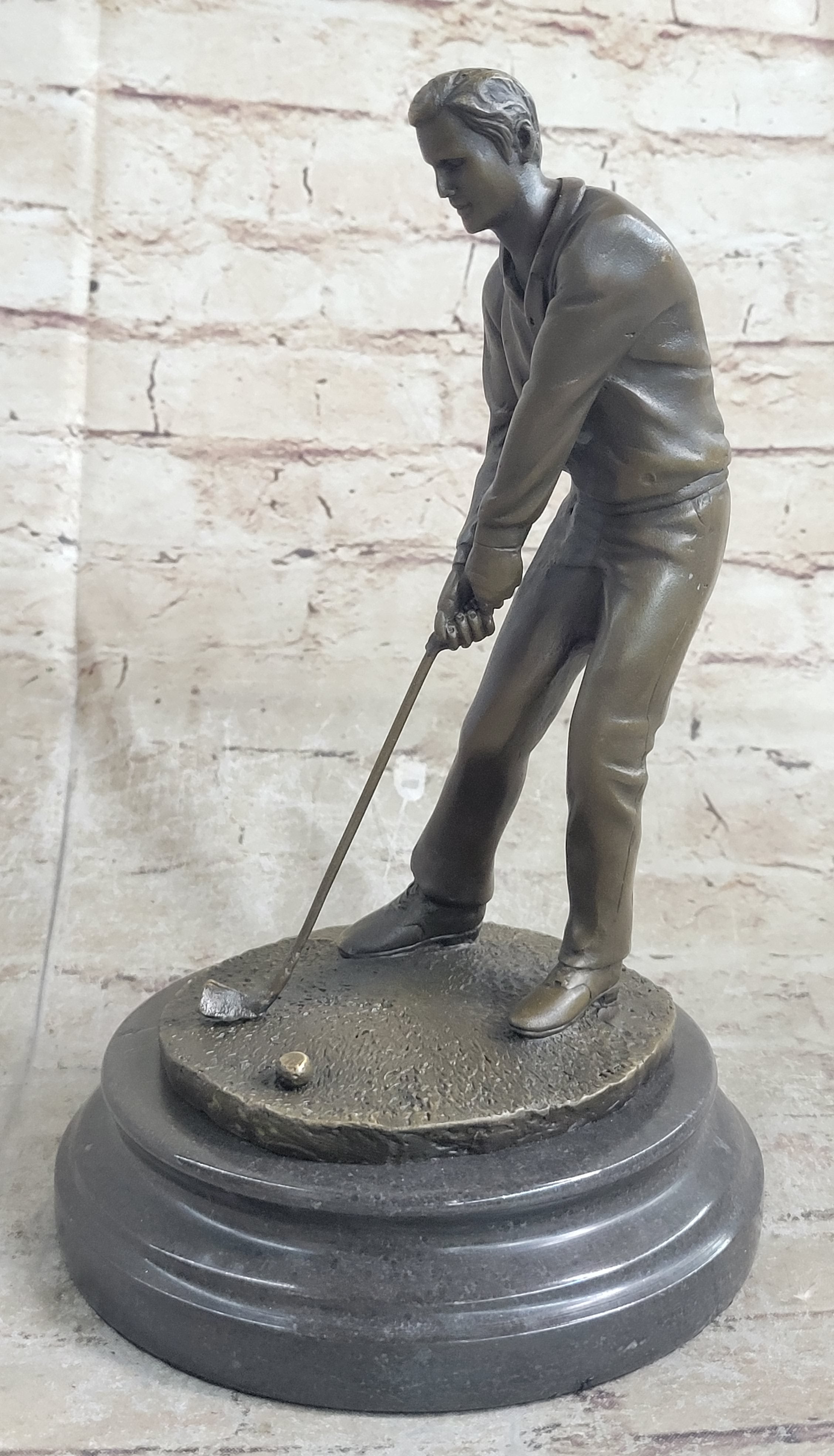 Ben Hogan Male Golfer Sports Memorabilia Golf Club Art Bronze