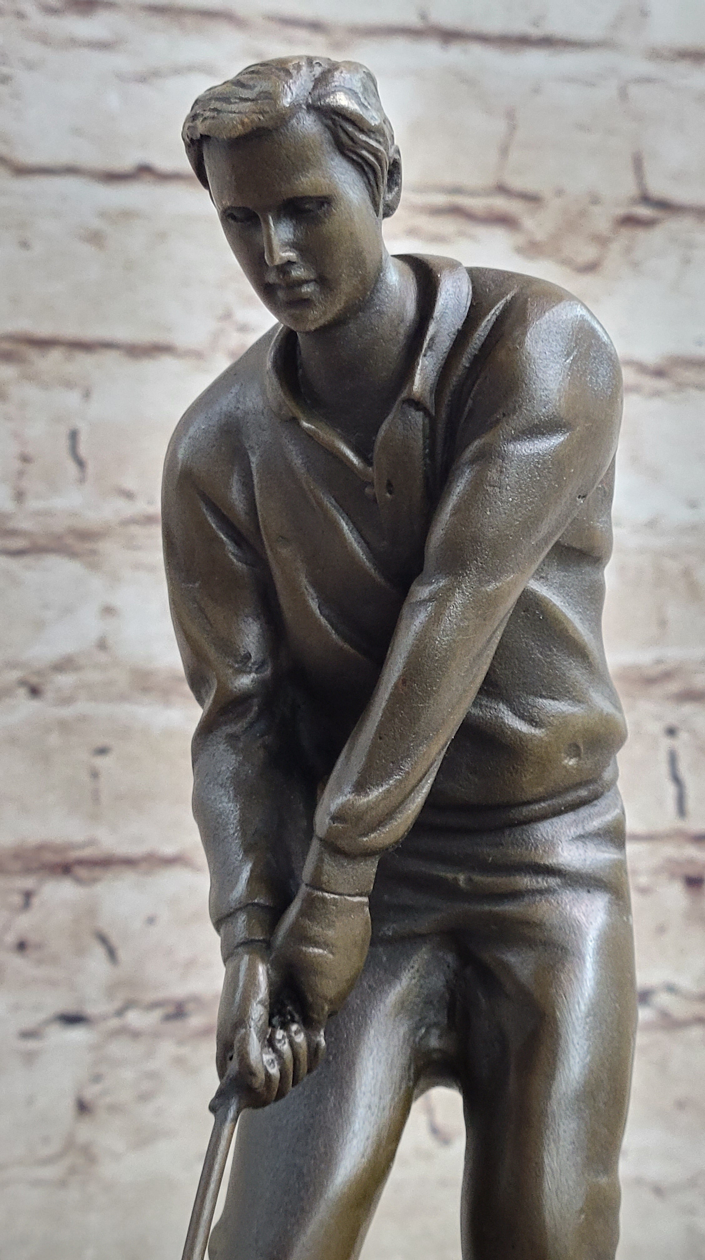 Ben Hogan Male Golfer Sports Memorabilia Golf Club Art Bronze