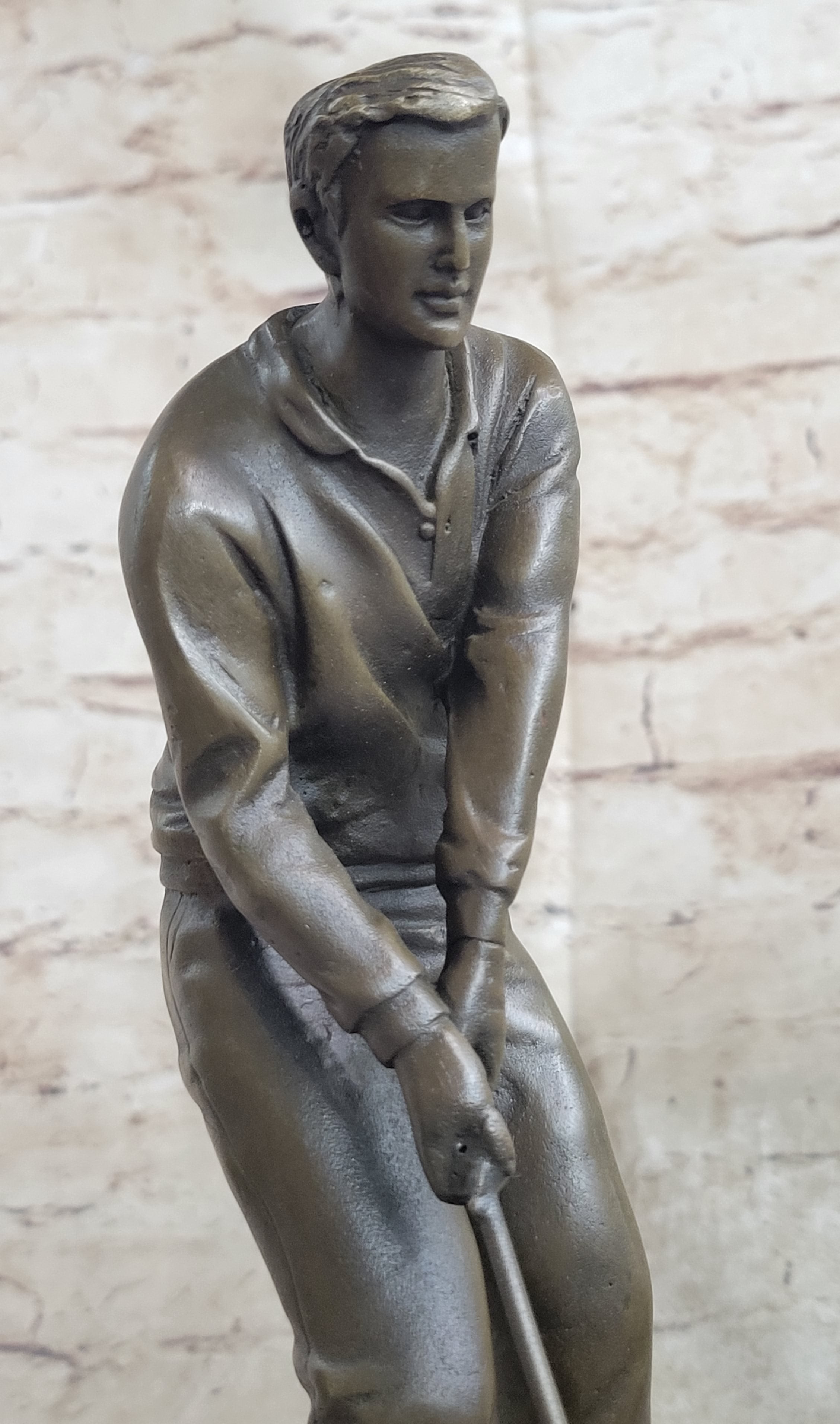 Ben Hogan Male Golfer Sports Memorabilia Golf Club Art Bronze