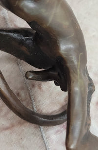 Mythological Greek Satyr Horny Devil Bronze Sculpture 3.5" x 5.5"