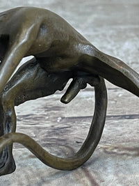 Mythological Greek Satyr Horny Devil Bronze Sculpture 3.5" x 5.5"