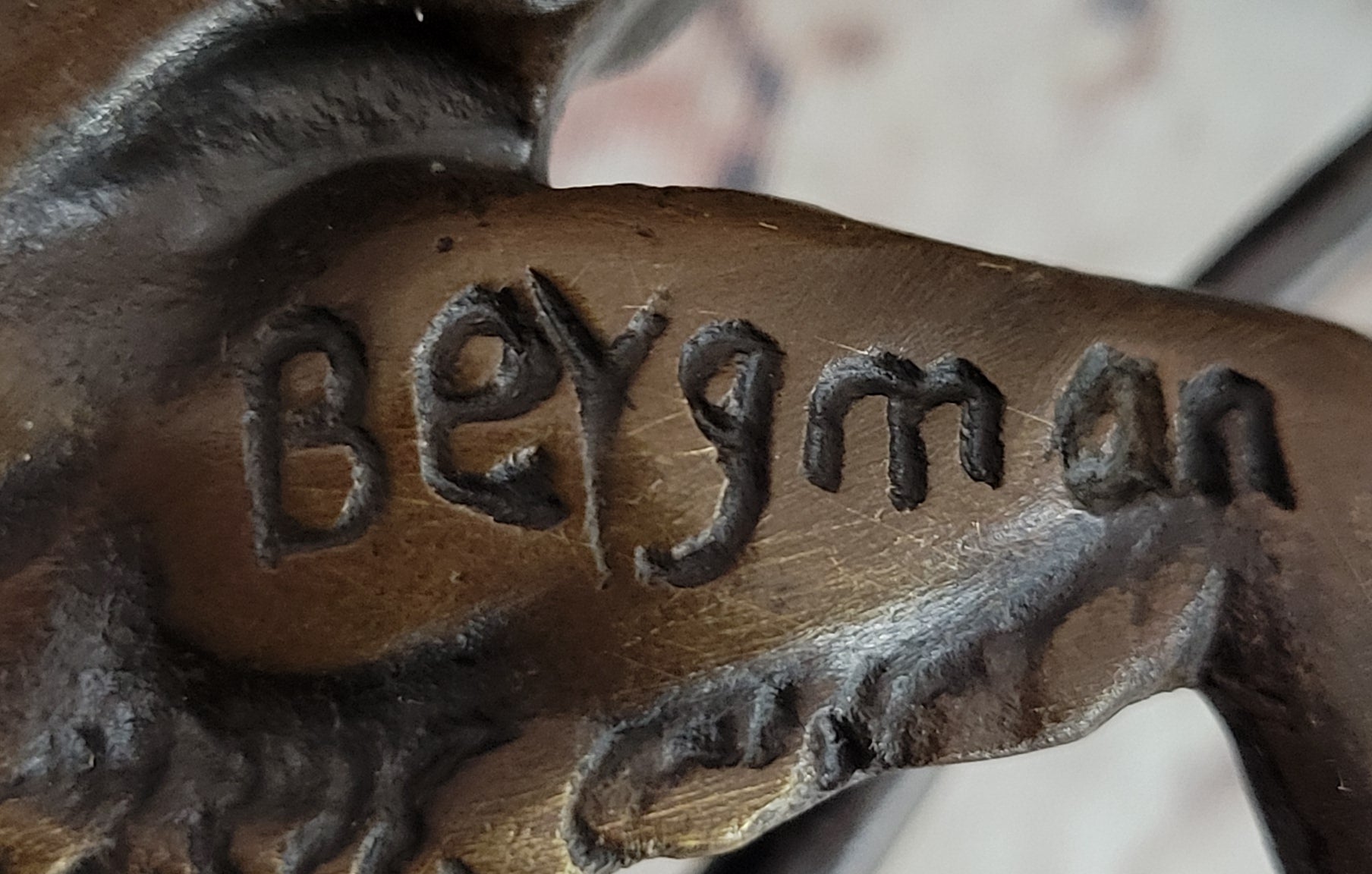 Mythological Greek Satyr Horny Devil Bronze Sculpture 3.5" x 5.5"