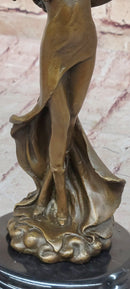 Venus Under the Moon by Moreau Solid Bronze Sculpture