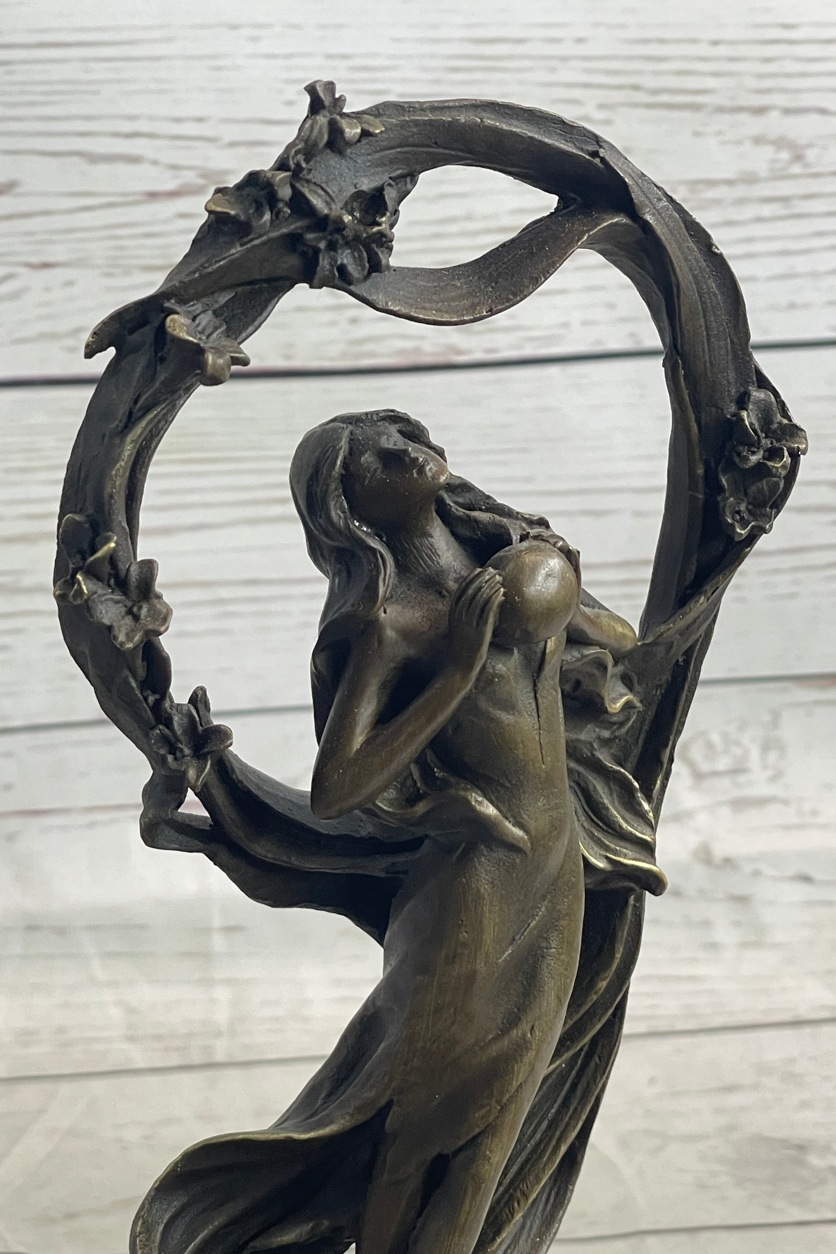 Dream Goddess by Augustine Moreau Bronze Sculpture