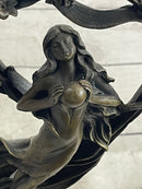Dream Goddess by Augustine Moreau Bronze Sculpture