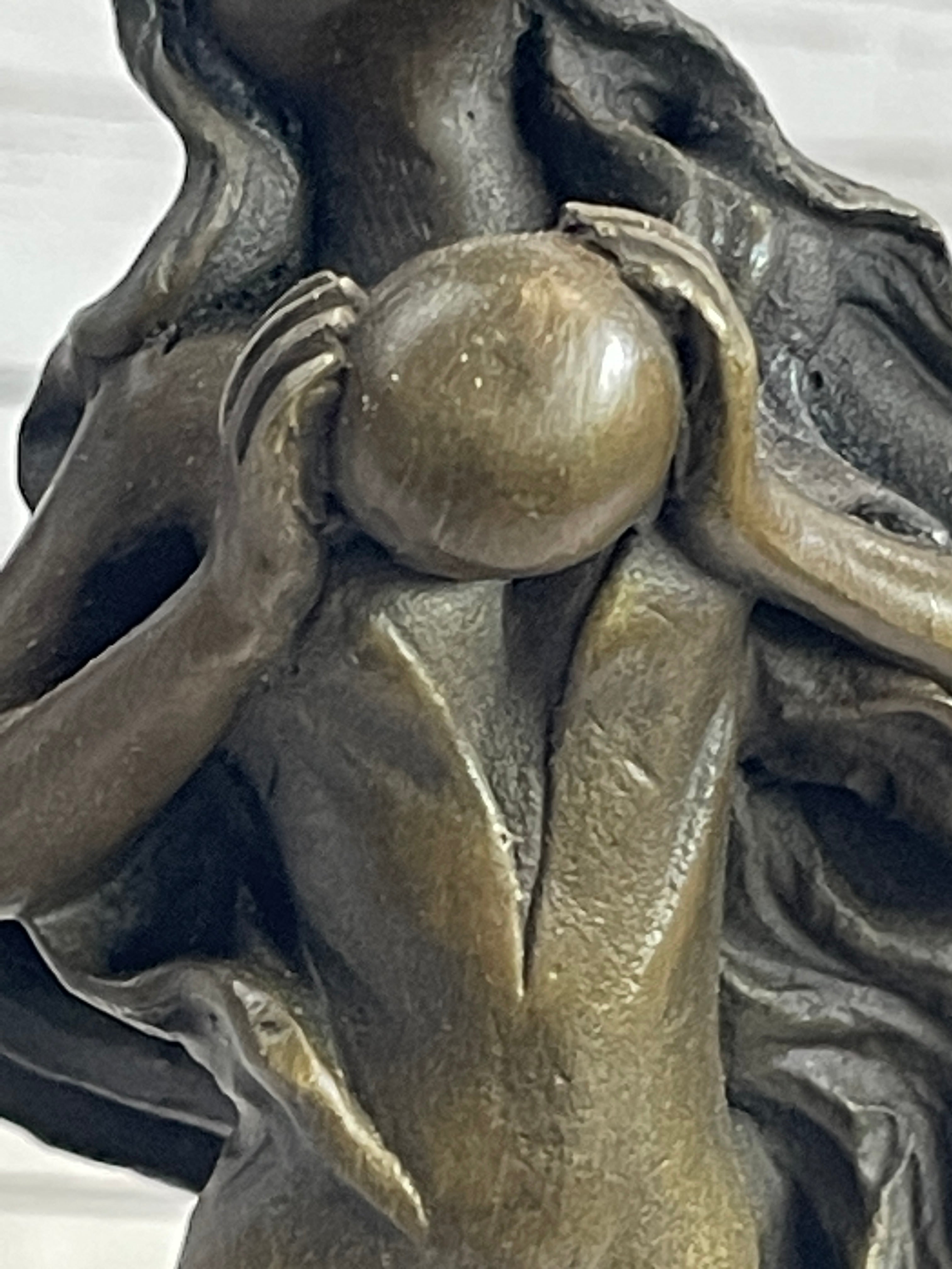 Dream Goddess by Augustine Moreau Bronze Sculpture