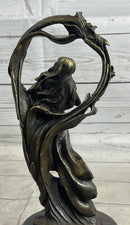 Dream Goddess by Augustine Moreau Bronze Sculpture